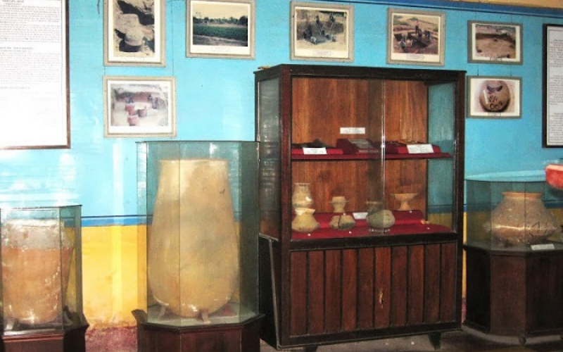 Bảo tàng lịch sử - văn hoá lưu trữ và trưng bày rất nhiều hiện vật cổ