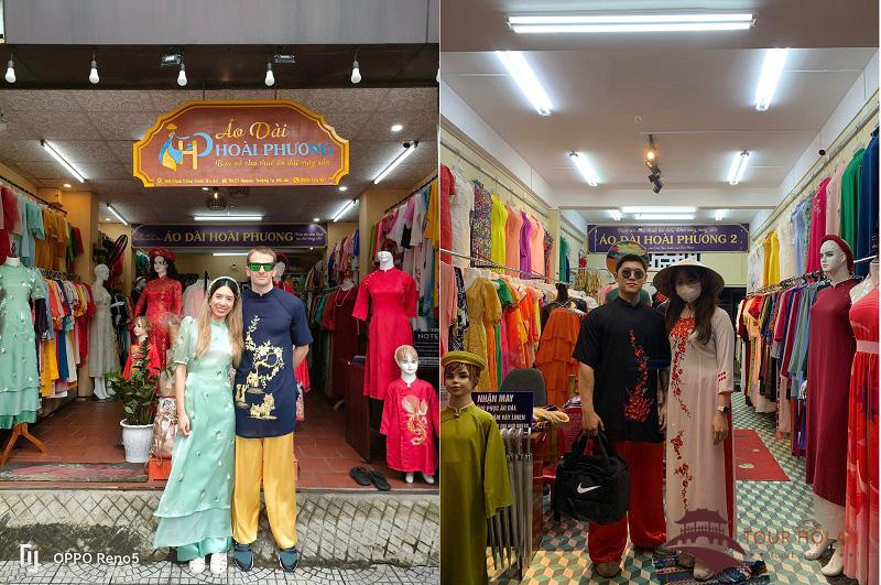 Tiệm áo dài Hoài Phương được nhiều du khách feedback tích cực