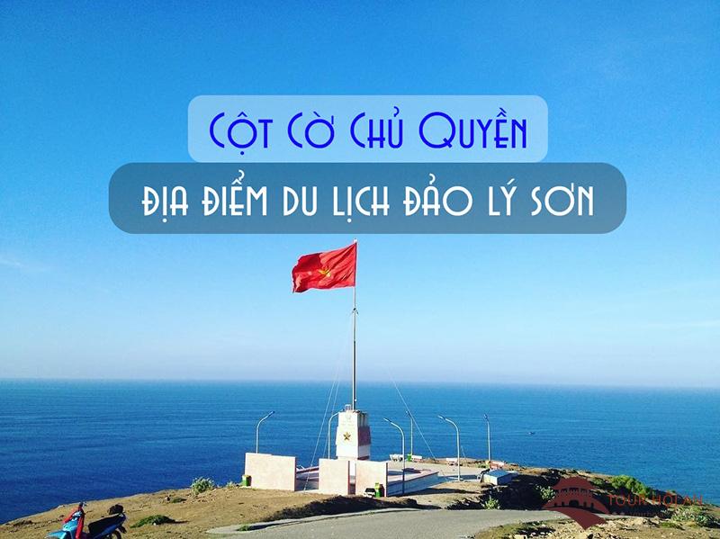 Hình ảnh cột cờ ở đảo Lý Sơn